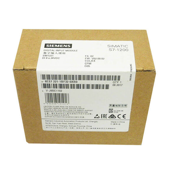 โมดูล I / O PLC ของ Siemens S7-1200 6ES7221-1BF32-0XB0 6ES7221-1BH32-0XB0