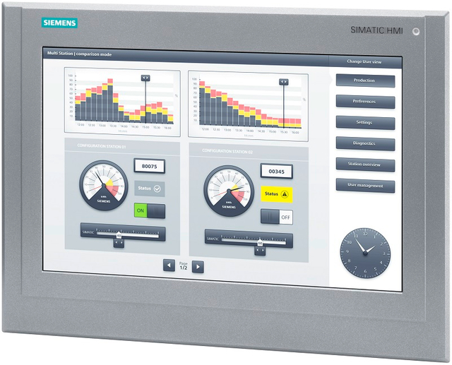 7 pulzieri Siemens TP700 Comfort Panel Outdoor 6AV2124-0GC13-0AX0