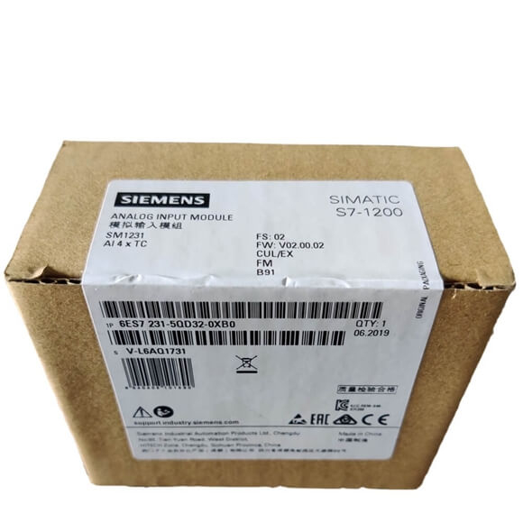 Siemens PLCs SM1231 โมดูล I/O 6ES7231-5QD32-0XB0 6ES7231-5QF32-0XB0