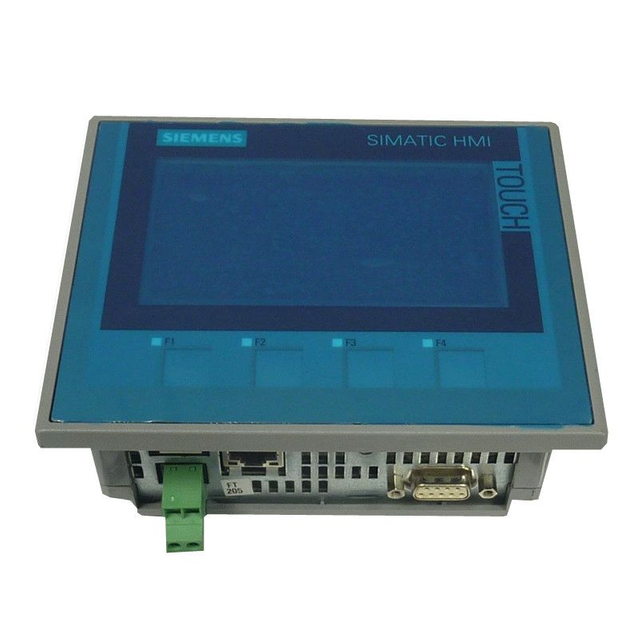 4 inci Siemens SIMATIC HMI KTP400 Skrin Sentuh Panel Selesa 6AV2124-2DC01-0AX0