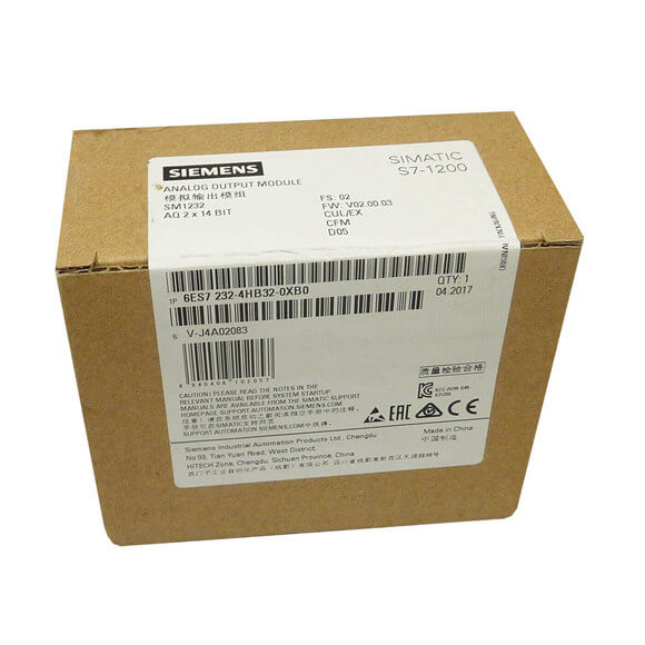 Modiwlau Siemens PLCs SM1232 I/O 6ES7232-4HB32-0XB0 6ES7232-4HD32-0XB0