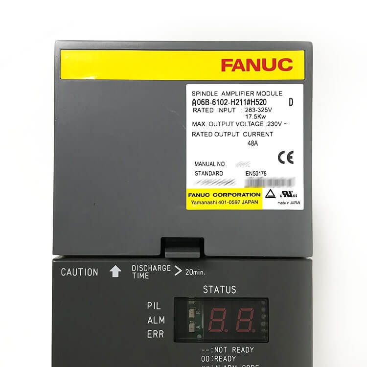Modul Penguat Spindle Fanuc A06B-6102-H211#H520 A06B-6102-H145#H520