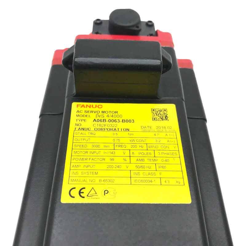 Fanuc AC-servomotor A06B-0063-B303 A06B-0063-B403 A06B-0063-B503
