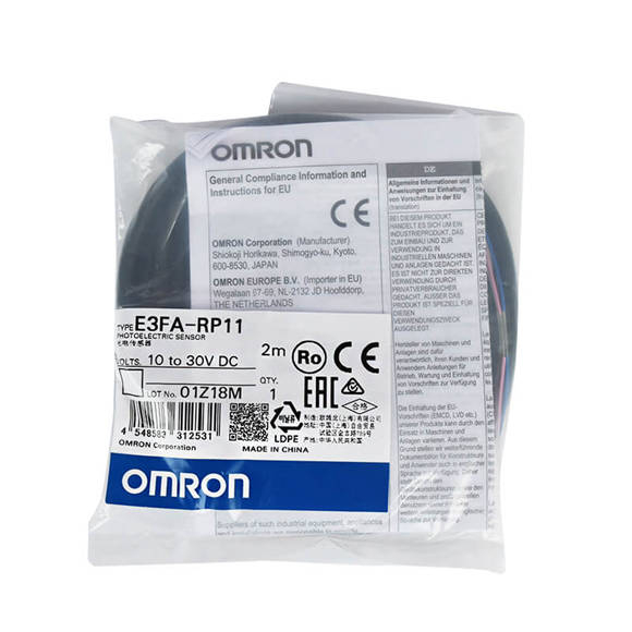 Omron fotoelektrinis jutiklis E3FA-RP11/-RP12/-RP21/-RP22
