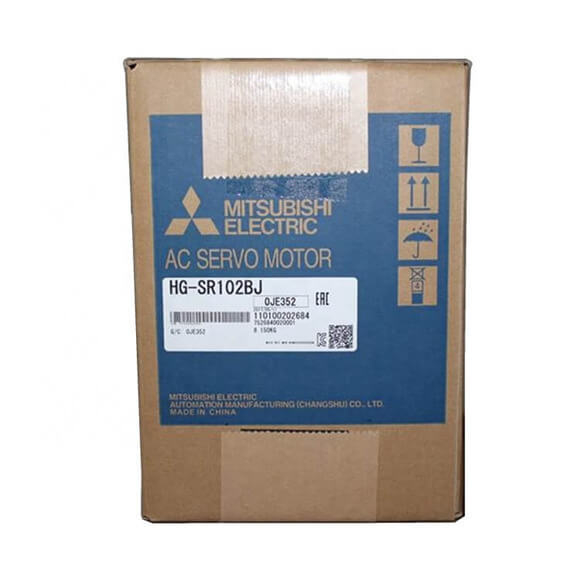 Servomotor Mitsubishi MELSERVO-J4 com freio 1kW HG-SR102BJ