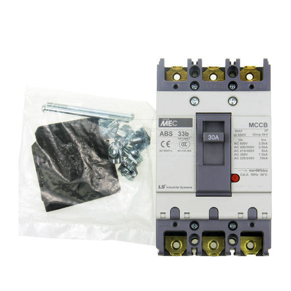 LS Meta MEC MCCBs 30AF ABS32b ABS33b 2P 3P
