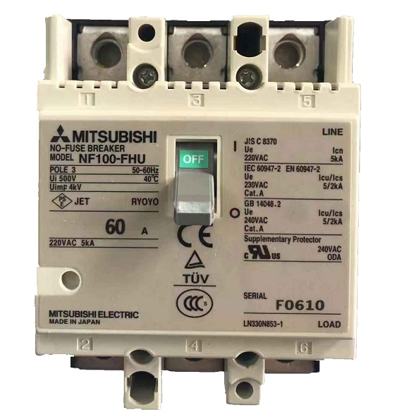 Mitsubishi Fehlerstromschutzschalter NF100-FHU NV100-FHU